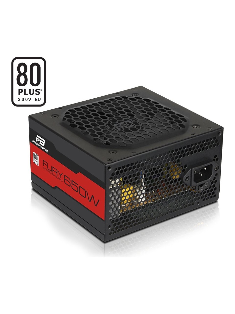 POWER SUPPLY 650W 80+ POWERBOOST BST-ATX650WEU FURY 12CM FANLI ATX PSU (RETAİL BOX)