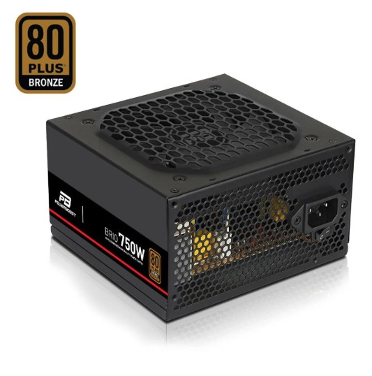 POWER SUPPLY 750W 80+ BRONZE POWERBOOST BST-ATX750BEU BRIO 12CM FANLI ATX PSU (RETAİL BOX