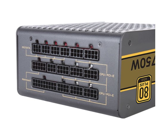 POWER SUPPLY 750W 80+ GOLD POWERBOOST BST-ATX750G RAGE FULL MODÜLER 12CM FANLI ATX PSU