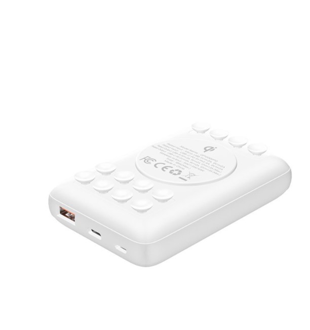 POWERBANK ENERGİZER ULTİMATE QP10000PQ 10000MAH 10W Qİ KABLOSUZ VANTUZLU TAŞINABİLİR HIZLI ŞARJ CİHAZI BEYAZ
