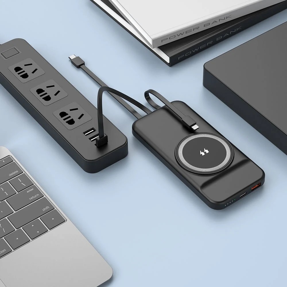 POWERBANK POWERBOOST MAG 120B 10.000MAH 15W MAGSAFE 22.5W SİYAH KABLOSUZ TAŞINABİLİR ŞARZ CİHAZI