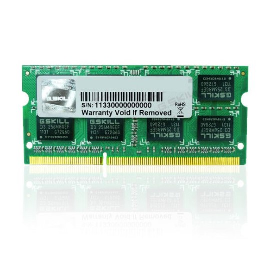 RAM NB 4GB GSKILL VALUE DDR3L-1600MHZ 1.35V LOW VOLTAJ CL11 4GB SO-DIMM (512X8)