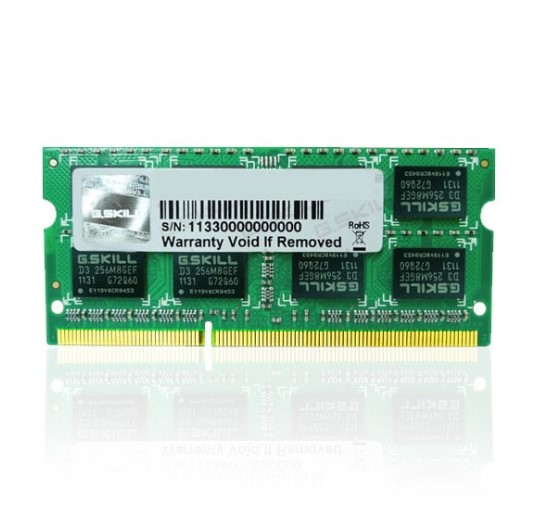 RAM NB 8GB DDR3 1600MHZ GSKILL VALUE 1.35V LOW VOLTAJ CL11 8GB SO-DIMM (256X8)