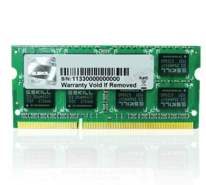 RAM NB 8GB GSKILL VALUE DDR3-1333MHZ CL9 8GB SO-DIMM (256X8)