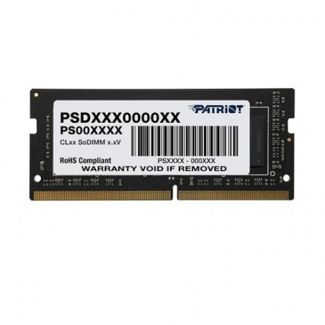 RAM NB PATRİOT SİGNATURE LİNE 32GB(1X32GB) DDR4 3200MHZ CL22 SODIMM RAM (PSD432G32002S)