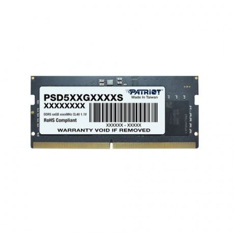 RAM NB PATRİOT SİGNATURE LİNE 32GB (1X32GB) DDR5 5600MHZ CL46 SODIMM GAMİNG RAM (PSD532G56002S)