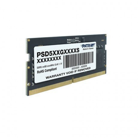 RAM NB PATRİOT SİGNATURE LİNE 32GB (1X32GB) DDR5 5600MHZ CL46 SODIMM GAMİNG RAM (PSD532G56002S)