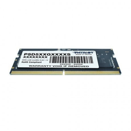 RAM NB PATRİOT SİGNATURE LİNE 32GB (1X32GB) DDR5 5600MHZ CL46 SODIMM GAMİNG RAM (PSD532G56002S)