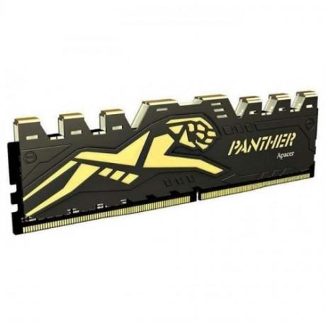 RAM PC 16GB APACER PANTHER BLACK-GOLD 1X16GB 3200MHZ CL16 DDR4 GAMİNG RAM (AH4U16G32C28Y7GAA-1)