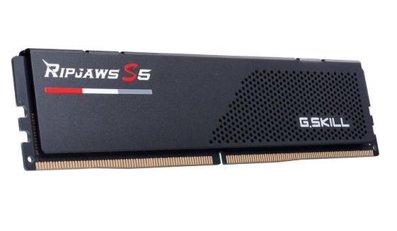 RAM PC 24GB GSKILL RİPJAWS S5 SİYAH DDR5-5200MHZ CL40 24GB (1X24GB) SİNGLE 1.10V