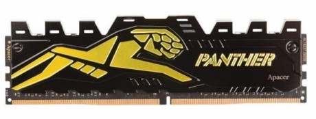 RAM PC 32GB APACER PANTHER BLACK-GOLD 1X32GB 3200MHZ CL16 DDR4 GAMİNG RAM (AH4U32G32C2827GAA-1)