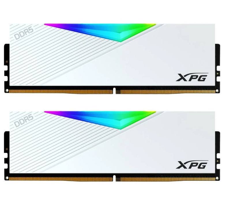 RAM PC 32GB DDR5 6000MHZ XPG LANGER BEYAZ RGB CL30 (2x16GB) (30-40-40) 1.35V