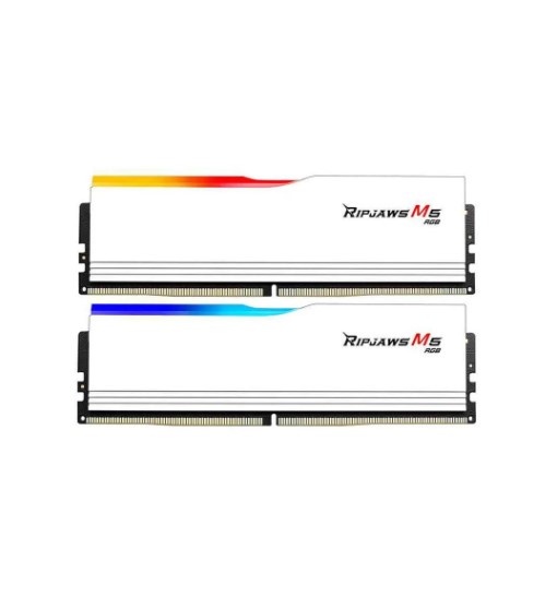RAM PC 32GB DDR5 6400MHZ GSKILL RİPJAWS M5 BEYAZ RGB CL36 32GB (2X16GB) DUAL 1.35V
