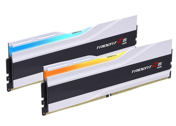 RAM PC 32GB GSKILL TRİDENT Z5 RGB BEYAZ DDR5-6000MHZ CL36 32GB (2X16GB) DUAL 1.35V