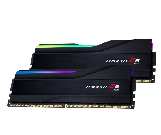 RAM PC 32GB GSKILL TRİDENT Z5 RGB SİYAH DDR5-6400MHZ CL32 32GB (2X16GB) DUAL (32-39-39-102) 1.40V