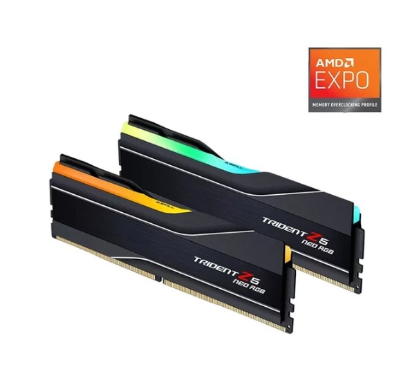 RAM PC 32GB GSKILL TZ5 ROYAL NEO SİLVER RGB DDR5-6400MHZ CL30 32GB (2X16GB) DUAL 1.40V