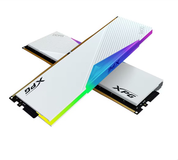 RAM PC 64GB DDR5 6400MHZ XPG LANCER BEYAZ RGB CL32 (2X32GB) DUAL KİT (32-39-39) 1.40V