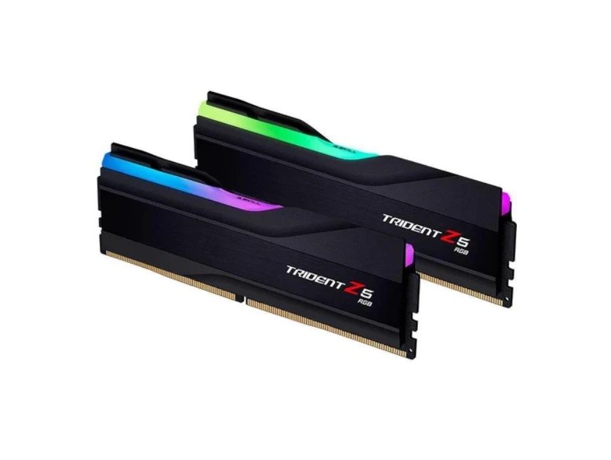 RAM PC 64GB GSKILL TRİDENT Z5 RGB SİYAH DDR5-6400MHZ CL32 64GB (2X32GB) DUAL 1.40V