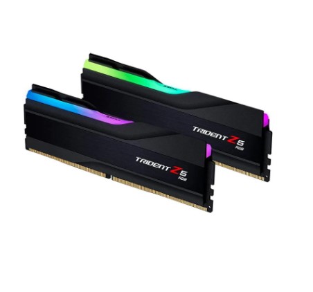 RAM PC 96GB GSKILL TRİDENT Z5 RGB SİYAH DDR5-6800MHZ CL34 96GB (2X48GB) DUAL 1.35V