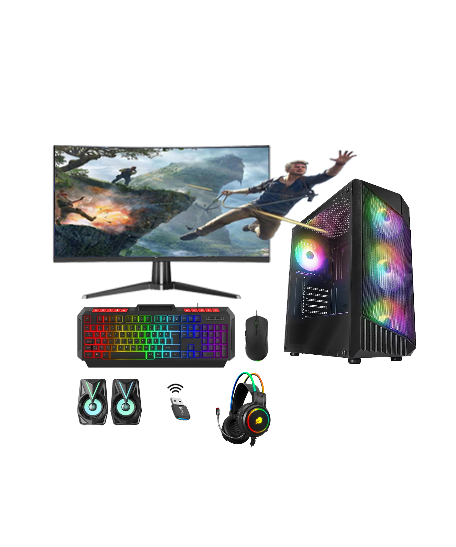 ROTAMPC İ5 14.NESİL 14400 16GB DDR4 1TB M2 NVME 6GB RTX3050 