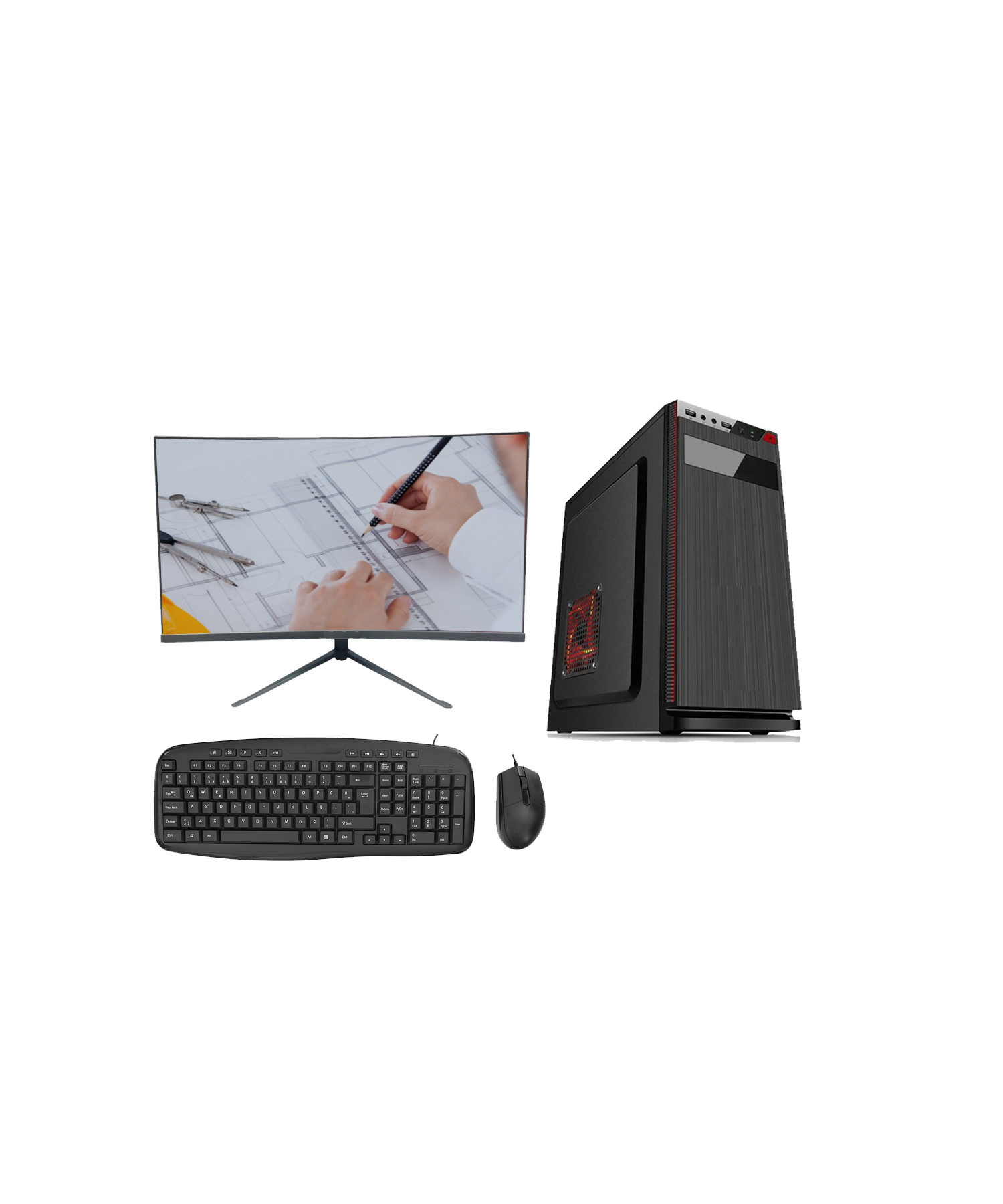 ROTAMPC İ5 14.NESİL 14400F 16GB DDR5 512GB M2 NVME 2GB GT740 VGA 