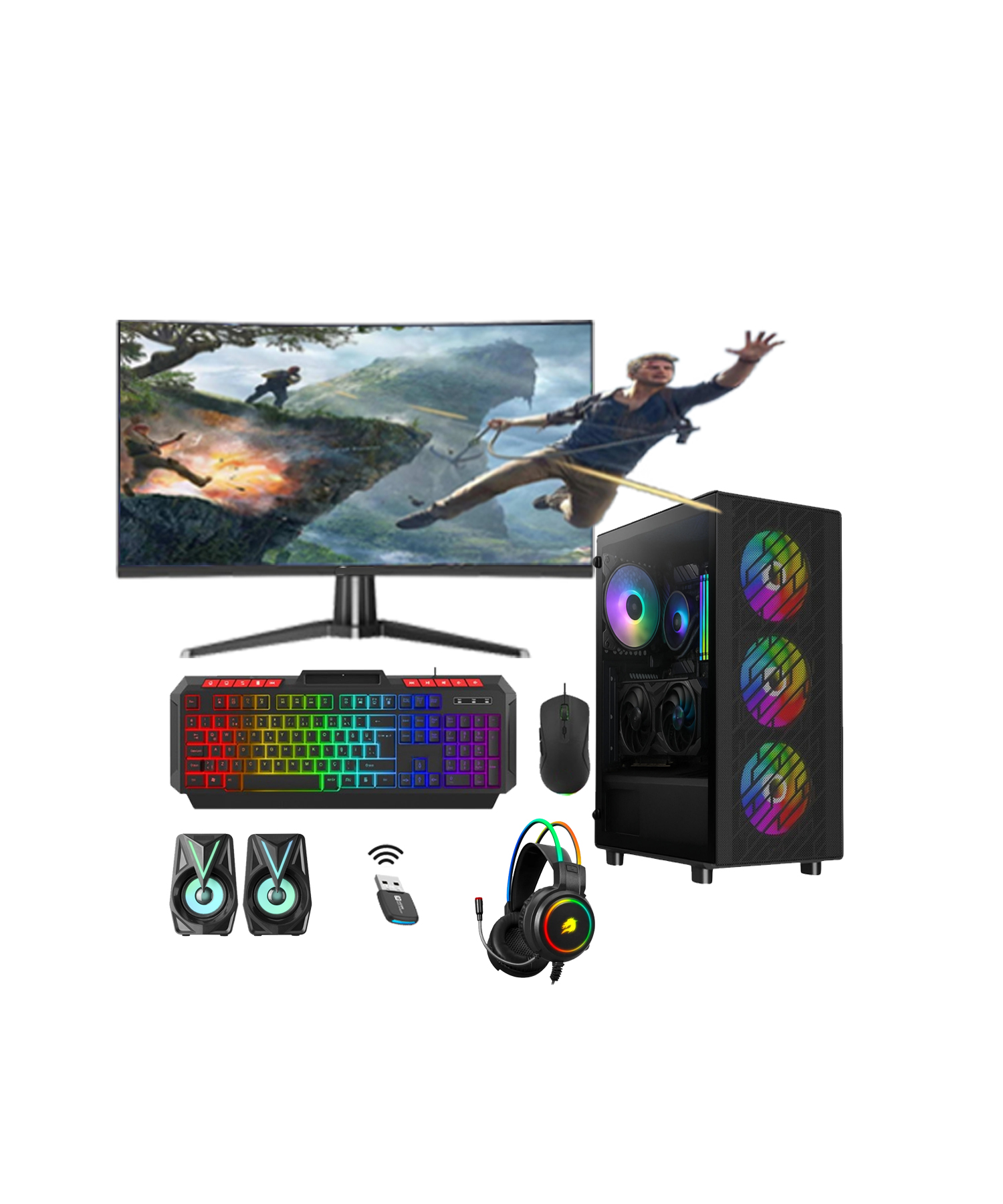 ROTAMPC İ9 14.NESİL 14900KF 32GB DDR4 1TB M2 NVME 8GB RTX5060 