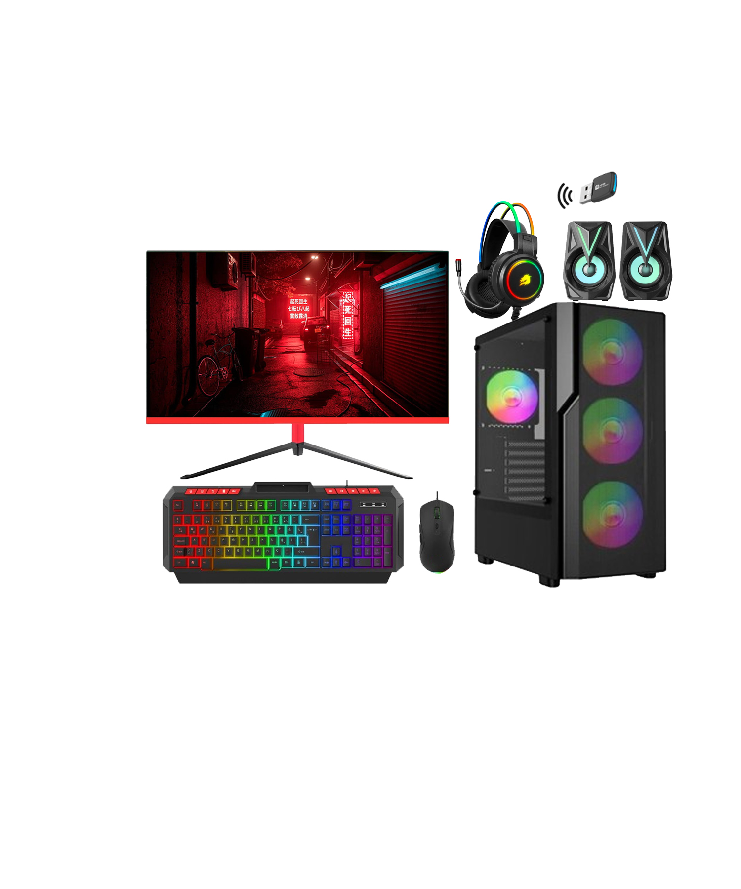 ROTAMPC RYZEN 7 7800X3D 64GB DDR5 1TB M2 NVME 6GB RTX3050 
