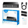SWİTCH 16 PORT CUDY GS1016 10/100/1000MBPS VLAN&EXTEND MODE 8