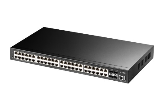 SWİTCH 48 PORT CUDY GS5048S4 GİGABİT 4*10G SFP+ 1*RJ45&USB 19
