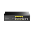 SWİTCH 8 PORT CUDY FS1010P 10/100MBPS 2*FE UPLİNK VLAN&EXTEND MODE 250M 120W POE+ ETHERNET SWİTCH
