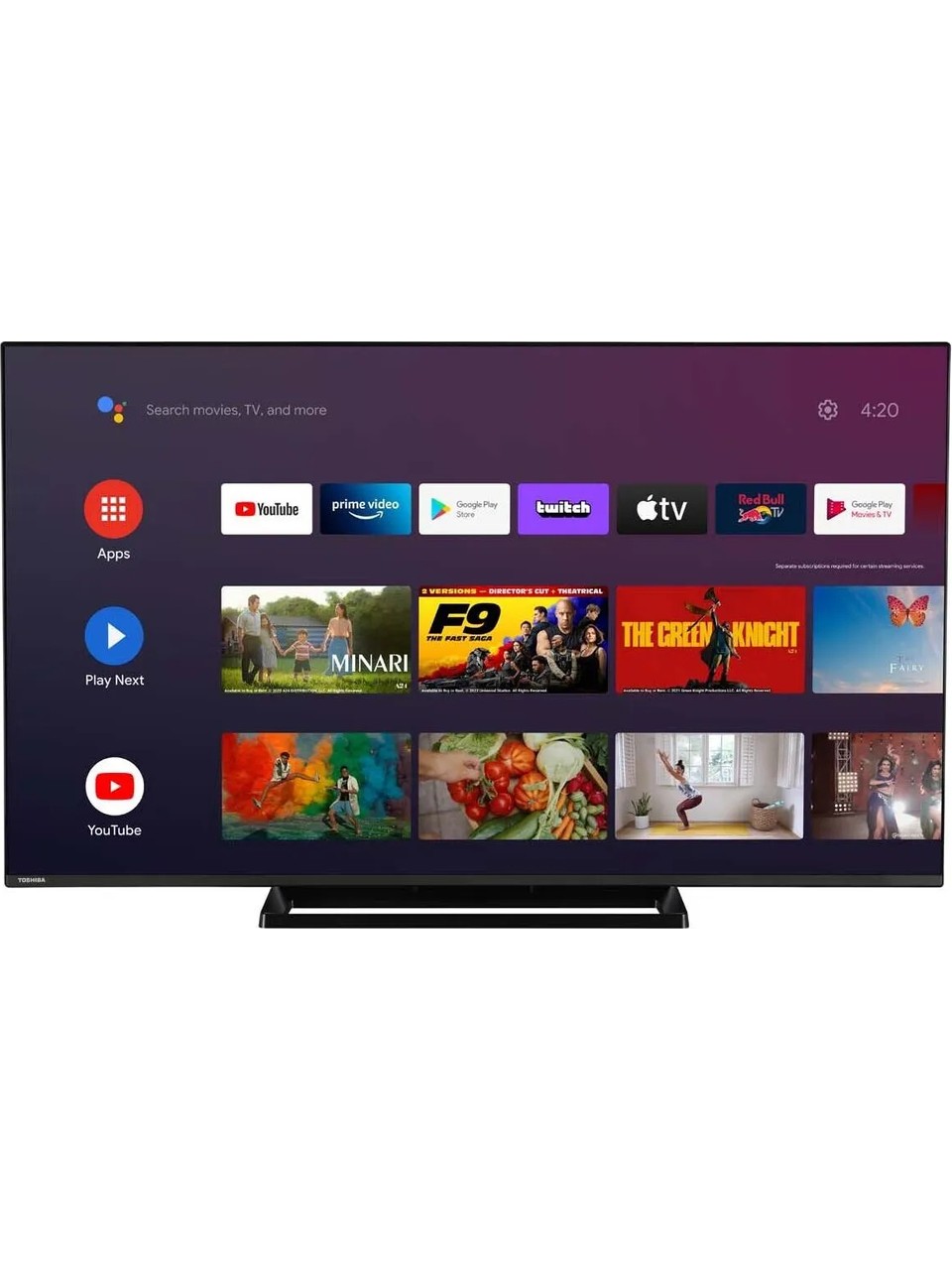 TELEVİZYON TOSHIBA 55QA2363DT 4K ULTRA HD 55 139 EKRAN UYDU