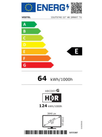 TELEVİZYON VESTEL 55UT9740 4K ULTRA HD 55 140 EKRAN UYDU ALI