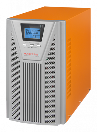 UPS MAKELSAN POWERPACK SE 3 KVA / 2700W (1F/1F) 5-10DK (6X 12V/9AH) ONLINE MU03000N11EAV03