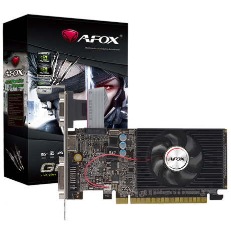 VGA 2GB AFOX GT610 GEGORCE 64 BİT DDR3 HDMI VGA DVI EKRAN KARTI ((AF610-2048D3L5))