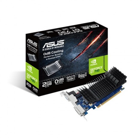 VGA 2GB ASUS GT730-SL-2GD5-BRK 2GB DDR5 64BİT HDMI/DVI-D SUB