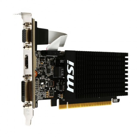 VGA 2GB MSI GT710 2GD3H LP DDR3 64BİT DVI/HDMI/VGA