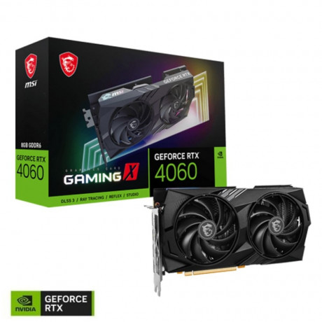 VGA 8GB MSI GEFORCE RTX 4060 GAMING X 8G GDDR6 HDMI DP 128BIT